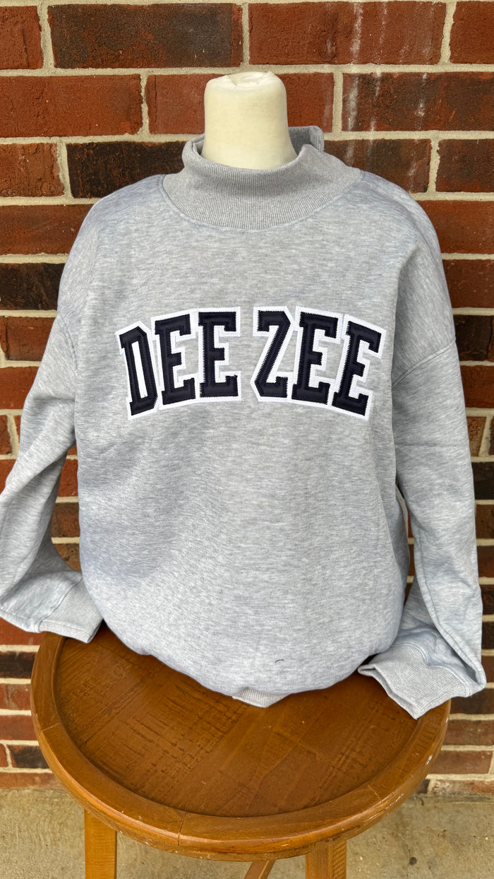 Stitched Mock Neck Sorority Sweatshirts (RTS)