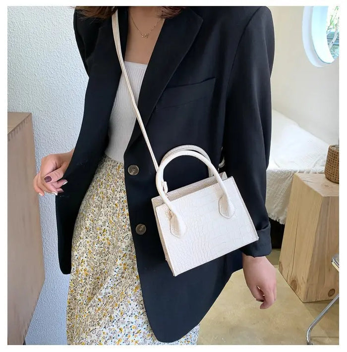 Stone Pattern Mini Tote Bags fashionnsio