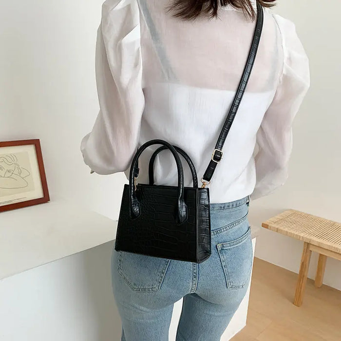 Stone Pattern Mini Tote Bags fashionnsio