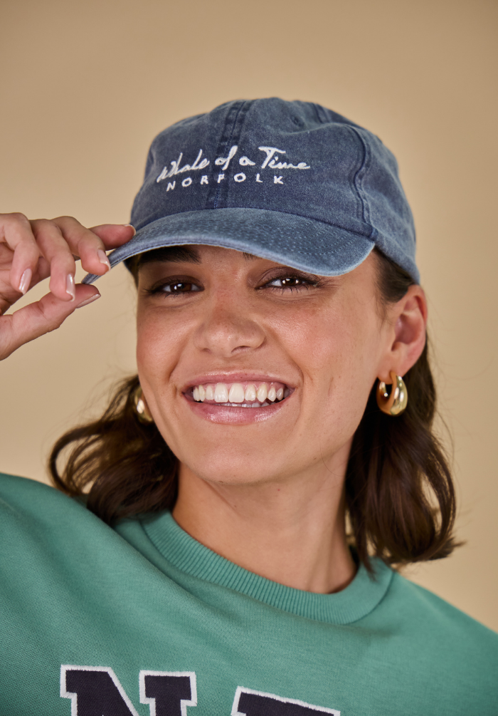Stonewashed Women's Cap - Navy - Whale Of A Time Clothing