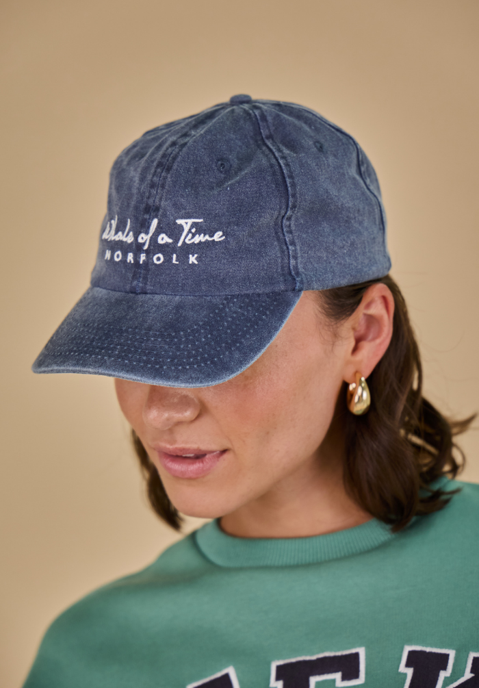 Stonewashed Women's Cap - Navy - Whale Of A Time Clothing