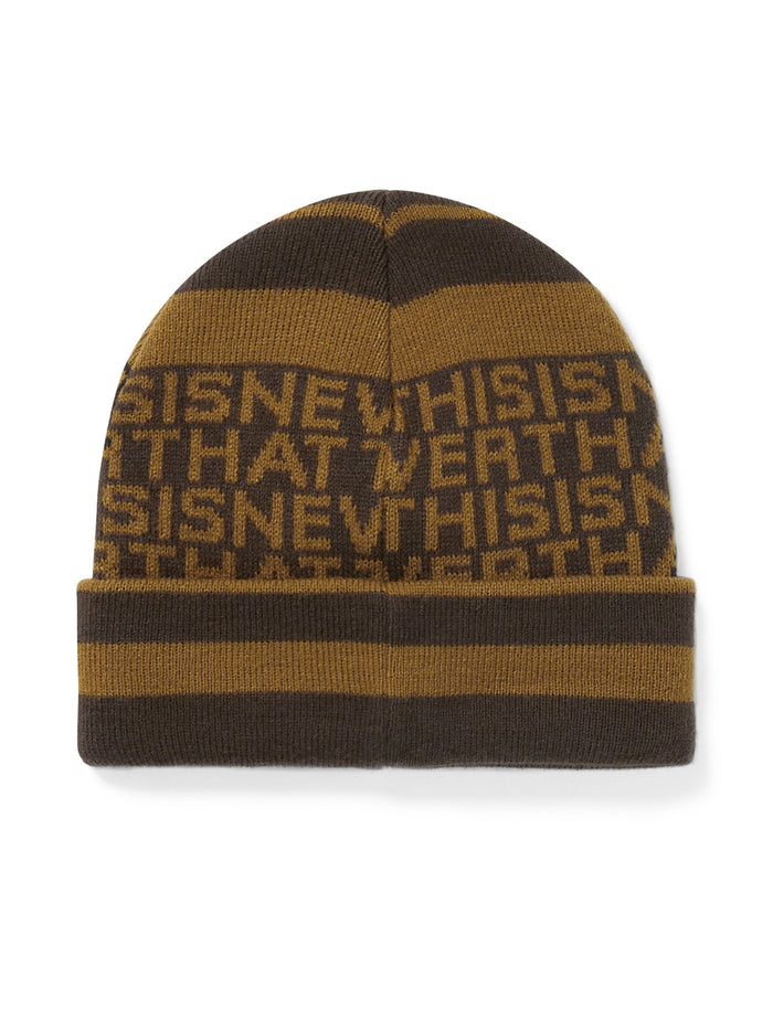 Striped Jacquard Beanie