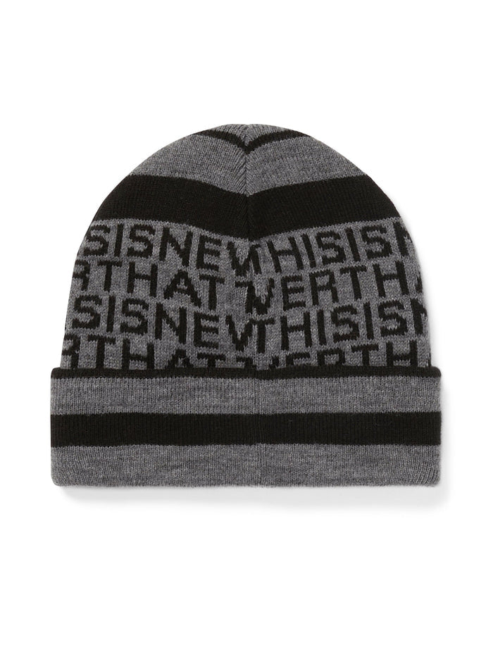 Striped Jacquard Beanie