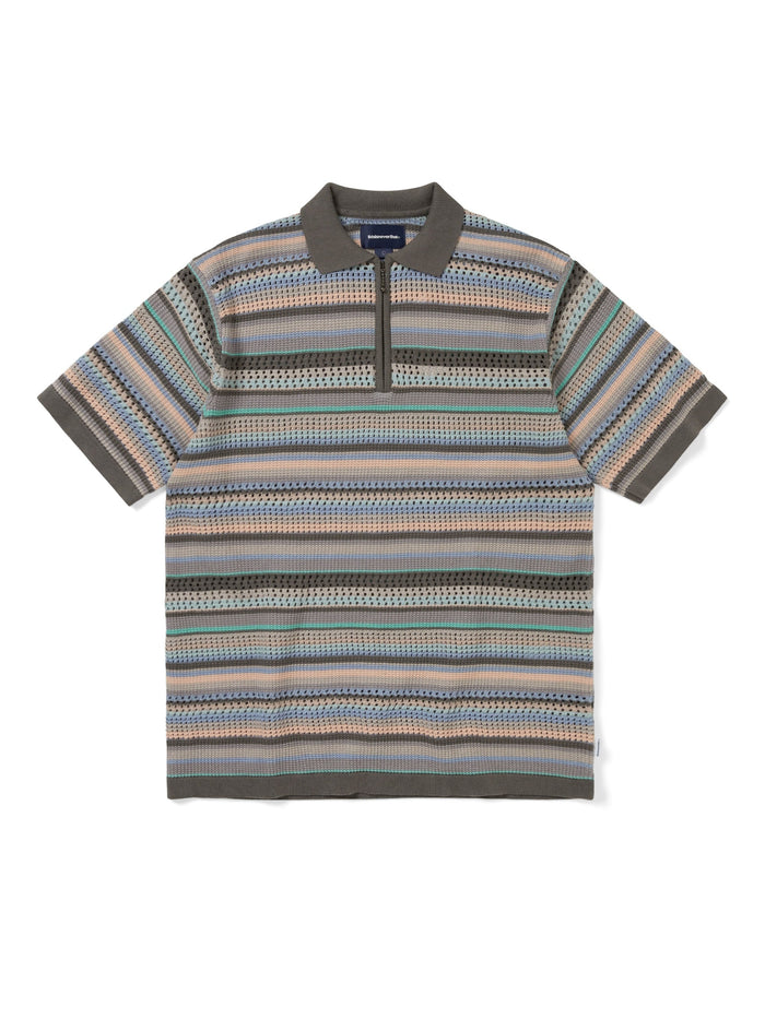 Striped S/S KnIt Polo