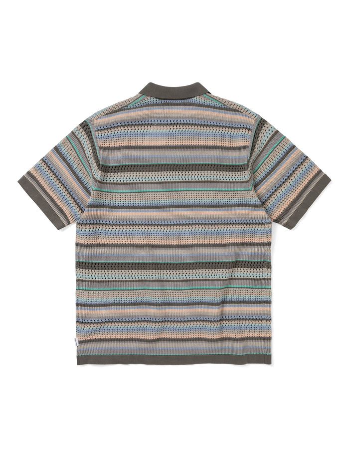 Striped S/S KnIt Polo