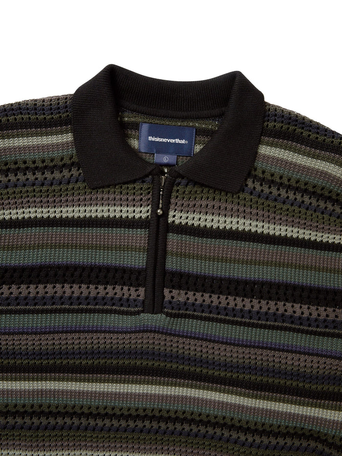 Striped S/S KnIt Polo
