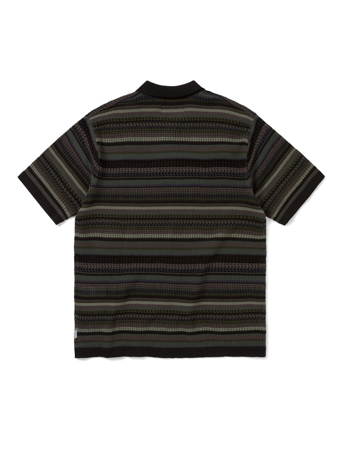 Striped S/S KnIt Polo