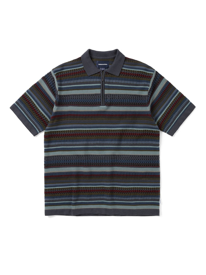 Striped S/S KnIt Polo