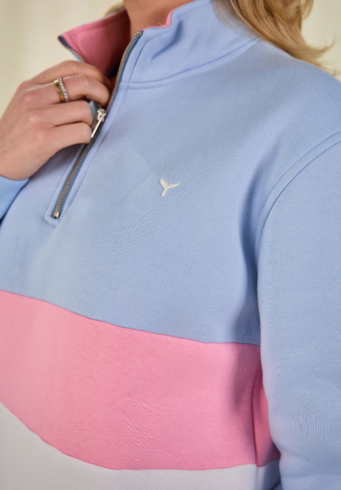 Suffolk Women's Quarter Zip Sweatshirt - Blue