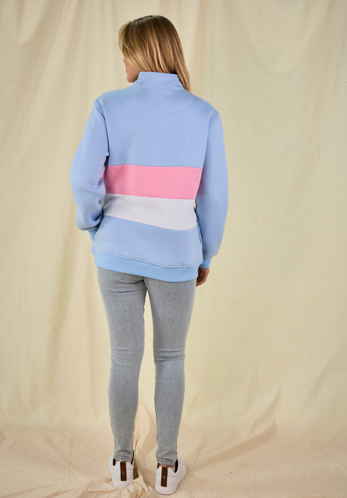Suffolk Women's Quarter Zip Sweatshirt - Blue