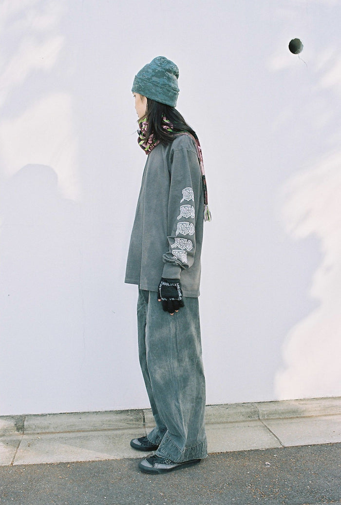 Sun-faded DISCO L/S Tee / CONNIE COSTAS x FIFTH