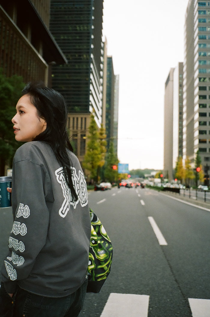 Sun-faded DISCO L/S Tee / CONNIE COSTAS x FIFTH