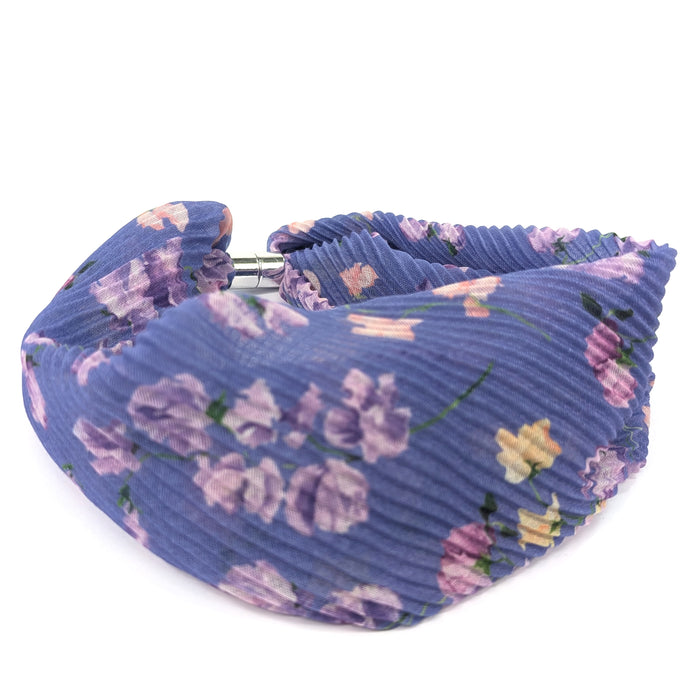 Sweet Pea - Indigo - Magnetic Neck Scarf - Exclusive Design