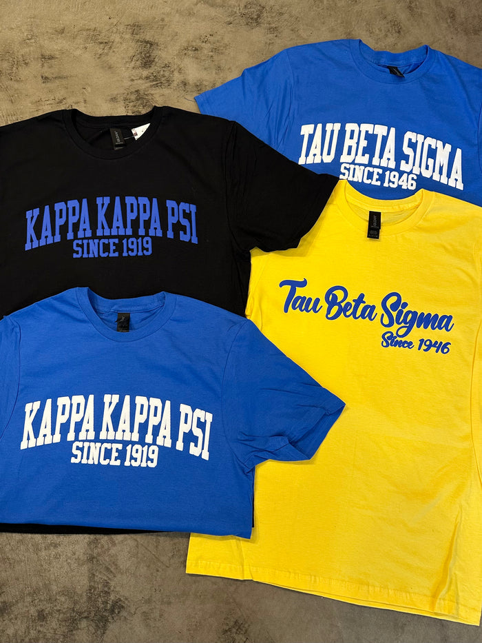 TBS KKPsi - 3D Puff Ink Tees