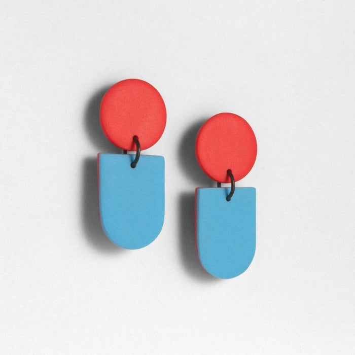 Tengae Red Robins Egg Earrings