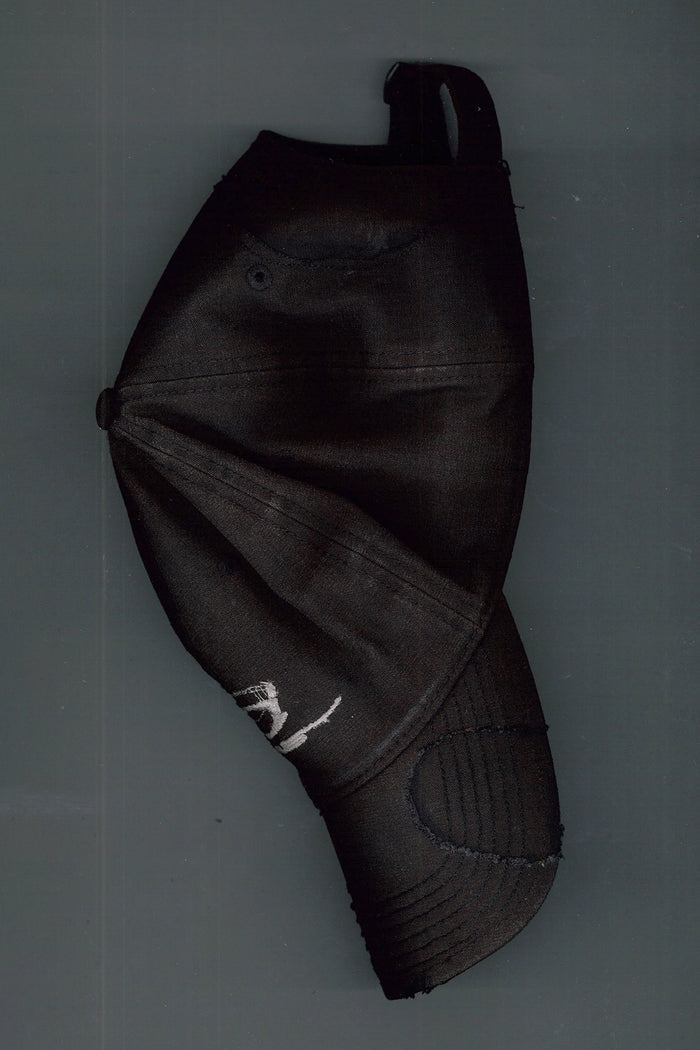 Thrown-away Faded Icon Cap: Design by Nukeme Black