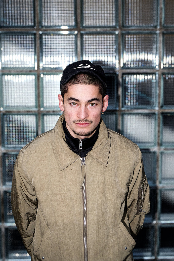 Thrown-away Faded Icon Cap: Design by Nukeme Black