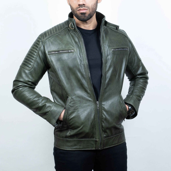 XS / Green / Leather
