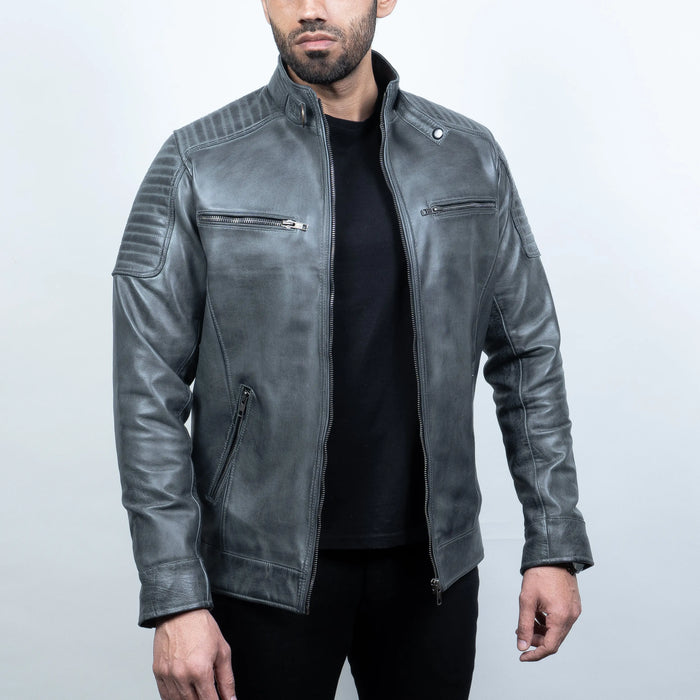 XS / Grey / Leather