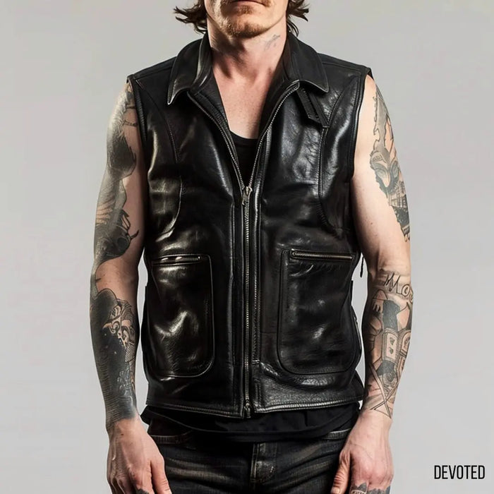 Tiger Jacket Black - Nappa Leather