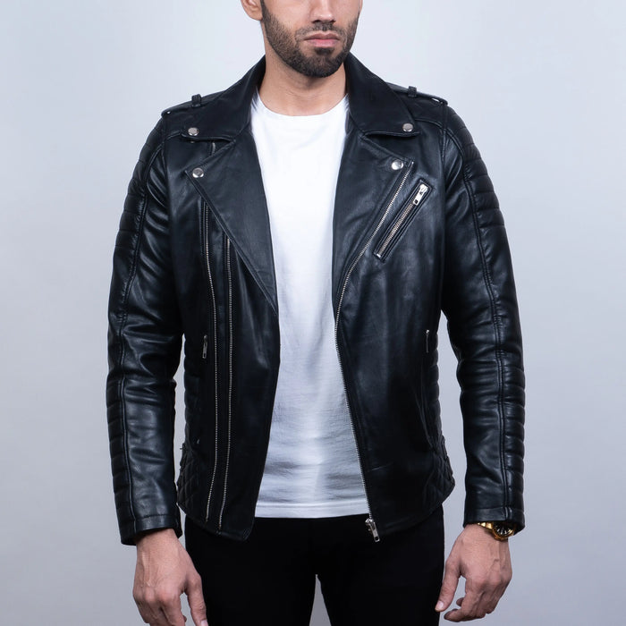 Titan Jacket Black - Nappa Leather