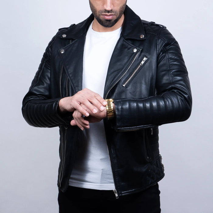 Titan Jacket - SALE Black - Nappa Leather