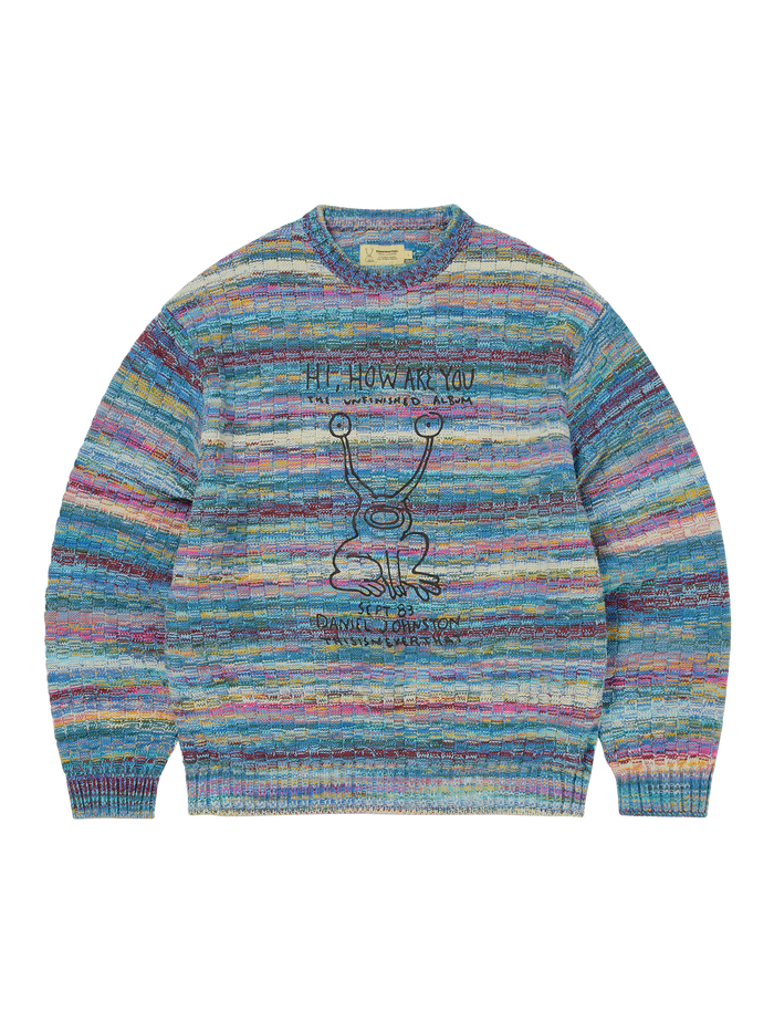 TNT Daniel Johnston Frog Knit Sweater
