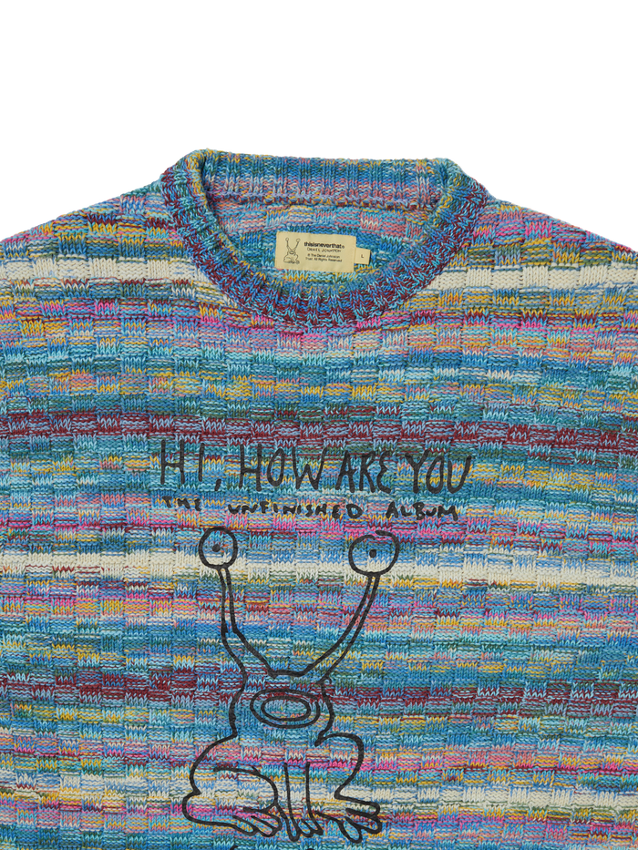 TNT Daniel Johnston Frog Knit Sweater