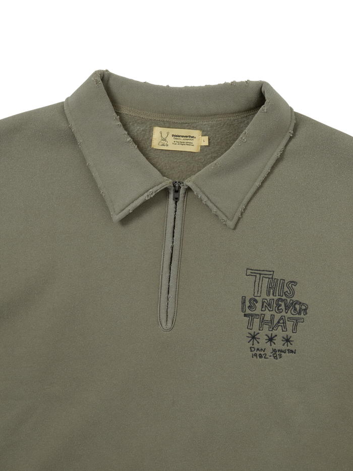 TNT Daniel Johnston H.Y.L.A. Half Zip Sweatshirt