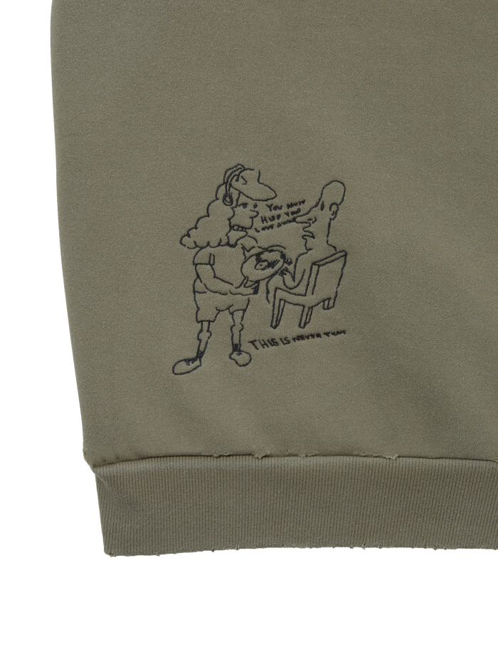 TNT Daniel Johnston H.Y.L.A. Half Zip Sweatshirt