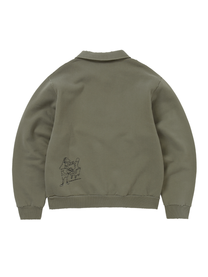 TNT Daniel Johnston H.Y.L.A. Half Zip Sweatshirt