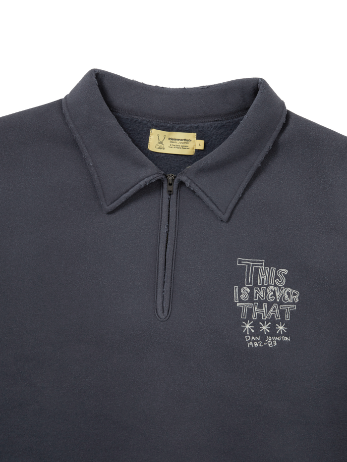 TNT Daniel Johnston H.Y.L.A. Half Zip Sweatshirt