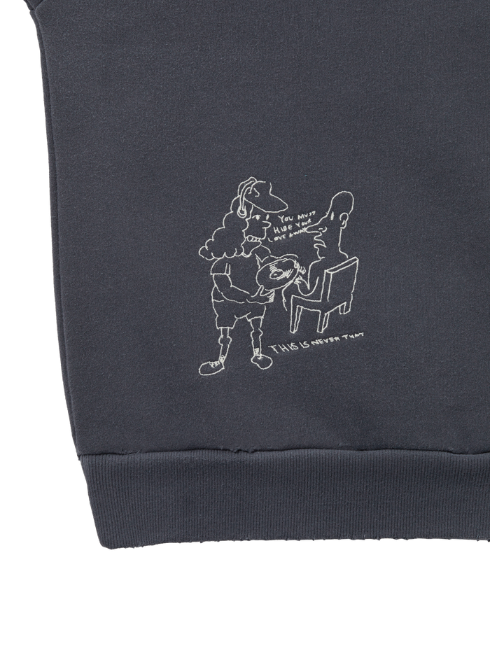 TNT Daniel Johnston H.Y.L.A. Half Zip Sweatshirt