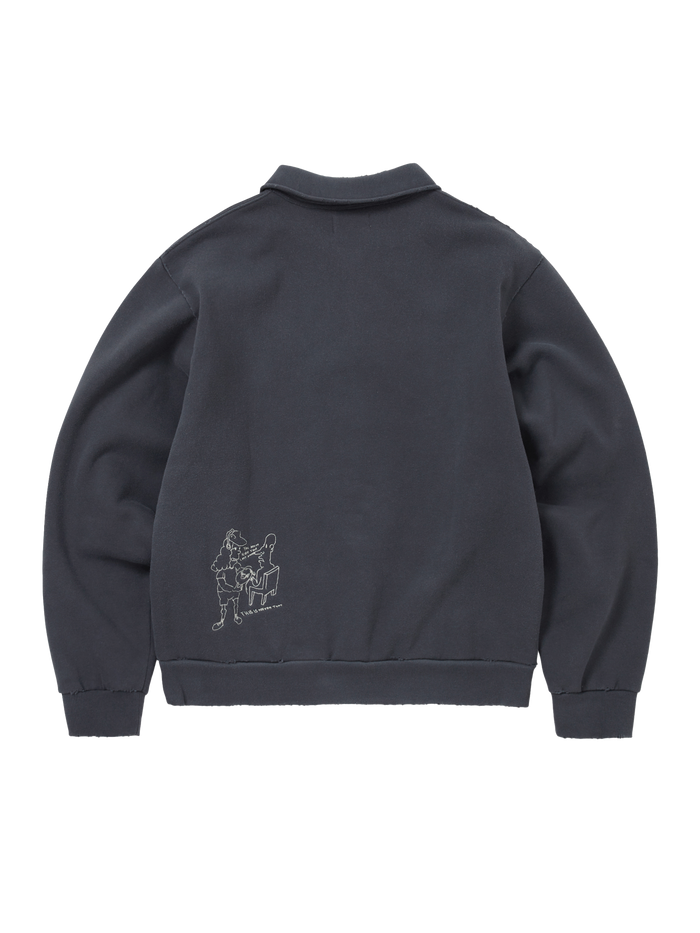 TNT Daniel Johnston H.Y.L.A. Half Zip Sweatshirt
