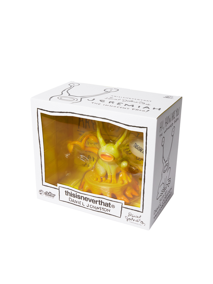 TNT Daniel Johnston Jeremiah the Innocent Frog Vinyl Sculpture