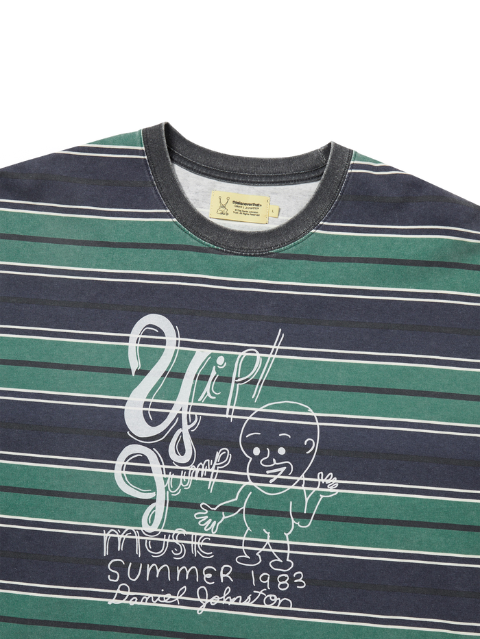 TNT Daniel Johnston Yip Jump Striped Tee