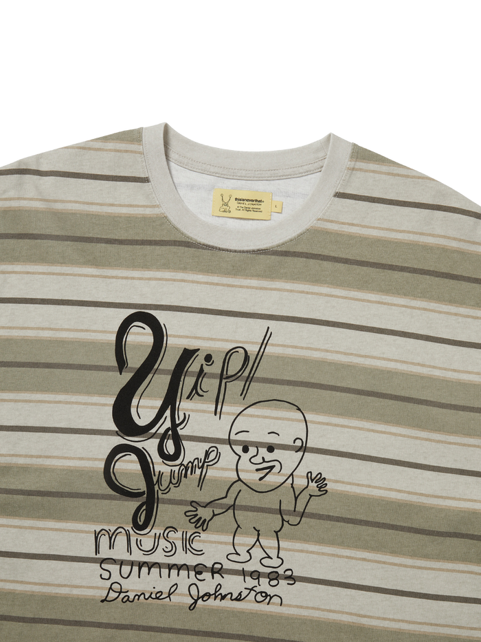 TNT Daniel Johnston Yip Jump Striped Tee