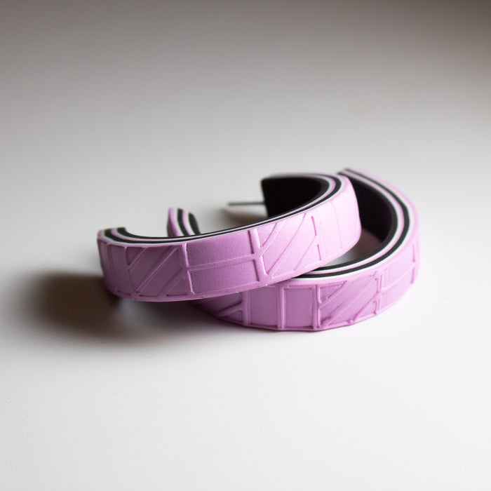 Tonnta Lilac Hoop Earrings