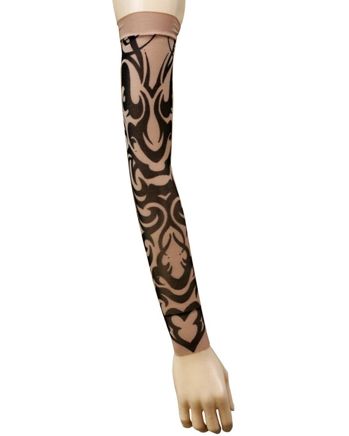 Tribal Single Tattoo Mesh Sleeve
