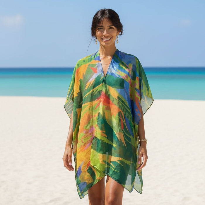 Tropical Trees Cover Up/Kaftan (90x90cm) - Exclusive Design