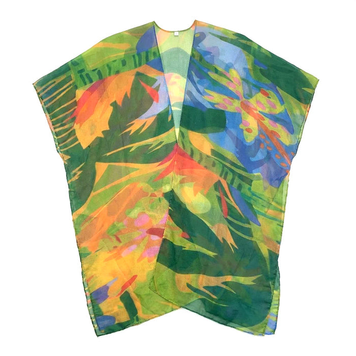 Tropical Trees Cover Up/Kaftan (90x90cm) - Exclusive Design