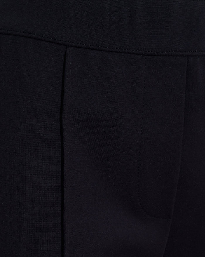 Trousers with Feather Trim