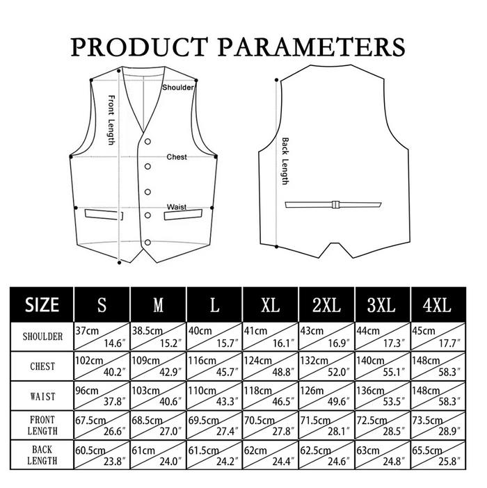 Tuxedo Waistcoat Silver Grey Solid  Vest-BW-MD-0037