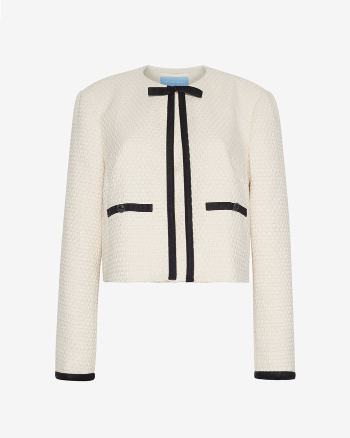 Tweed Jacket in Vanilla