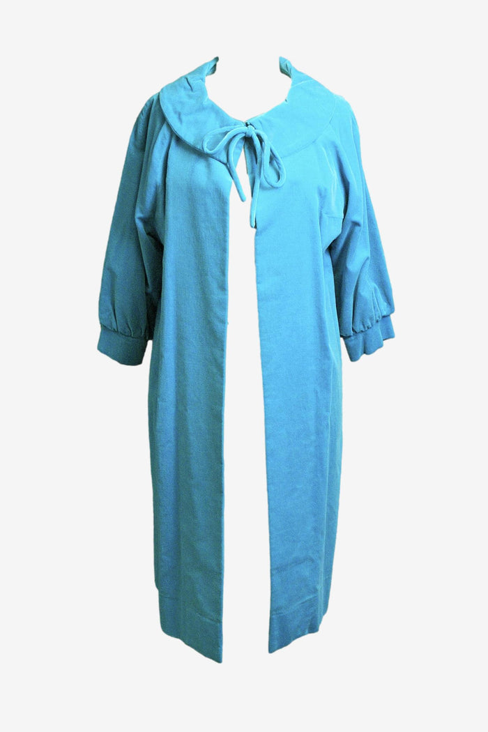 Unbranded Blue Velvet Opera Coat