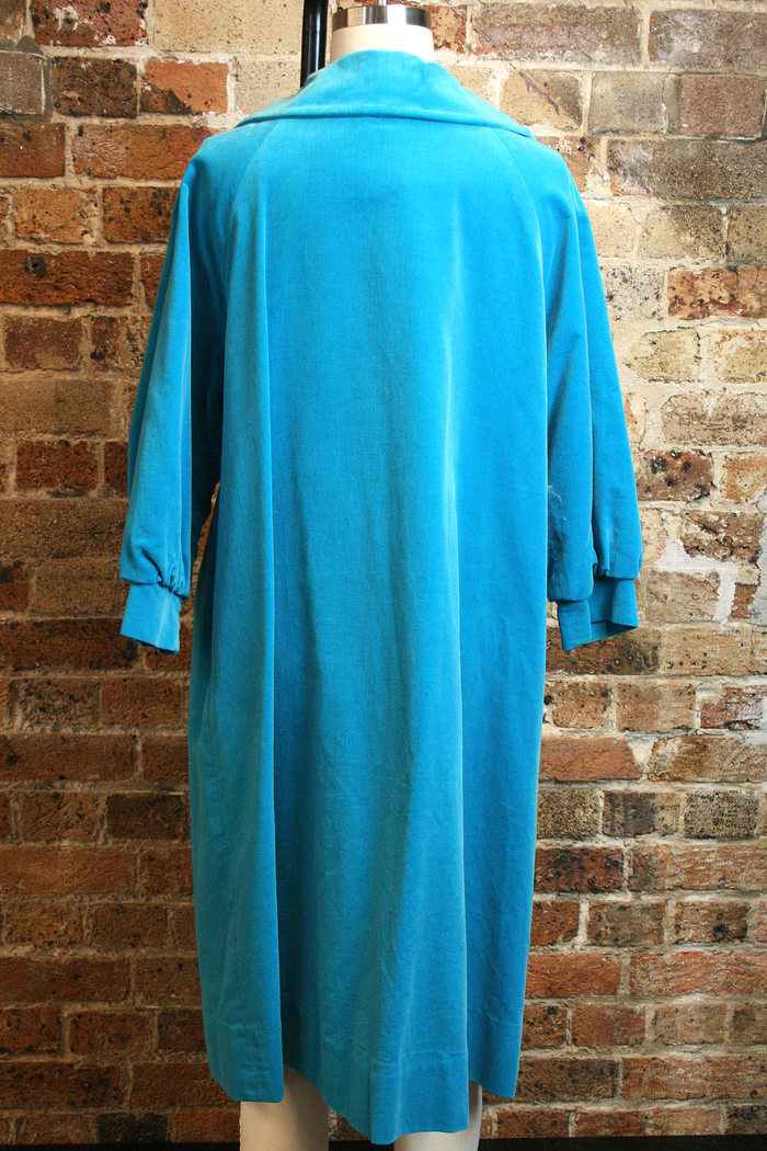 Unbranded Blue Velvet Opera Coat image 1