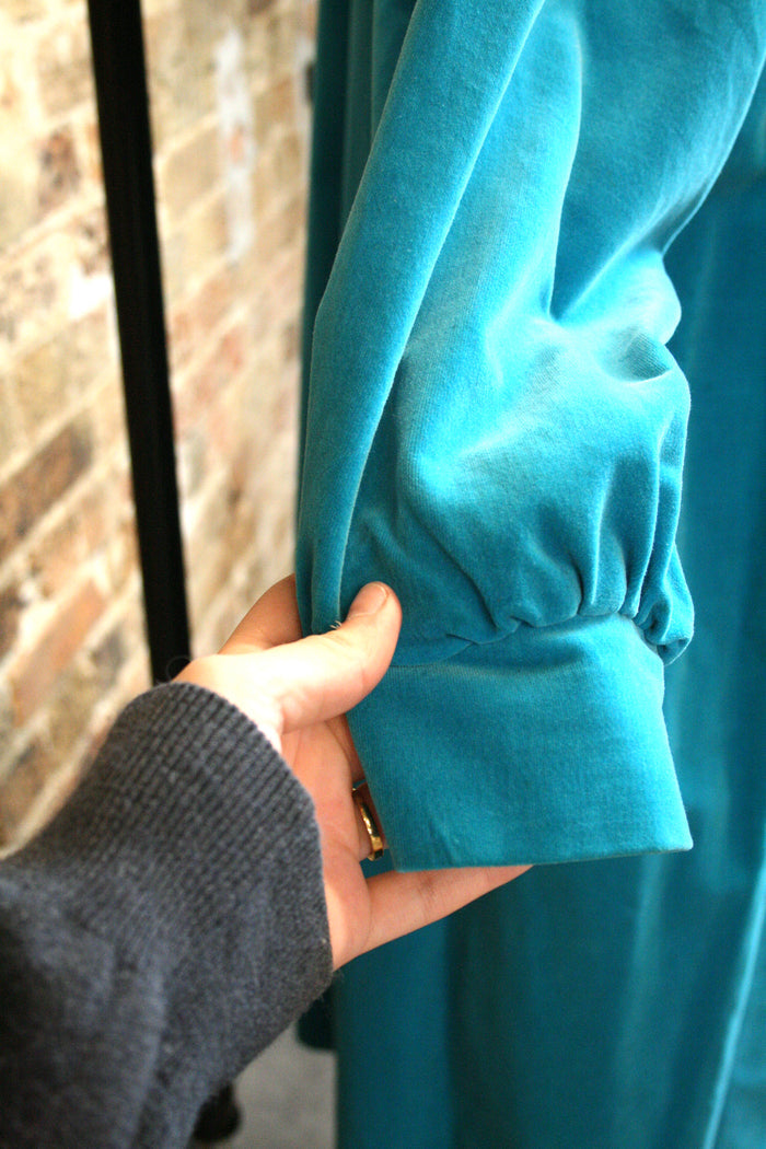 Unbranded Blue Velvet Opera Coat image 2