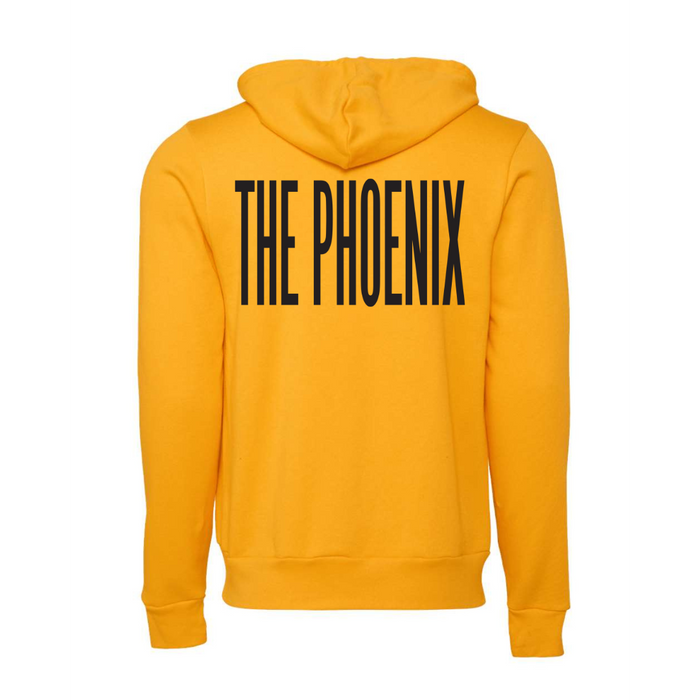 Unisex Zip-Up Hoodie - Gold - On Sale