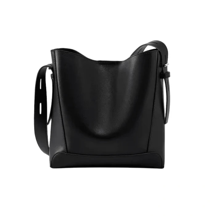 Urban Brown Leather Bucket Bag