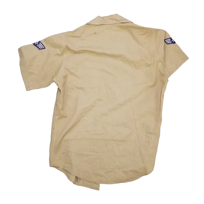 US Air Force 1960s Khaki Short Sleeve Shirt - Small, Item 3 - US Air Force Surplus - Service Shirts